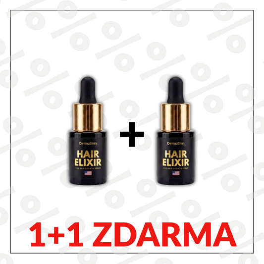 1+1 Zdarma USA Hair Elixir Pro Muže – extrémně účinně nastartuje růst vlasů a zastaví vypadávání vlasů