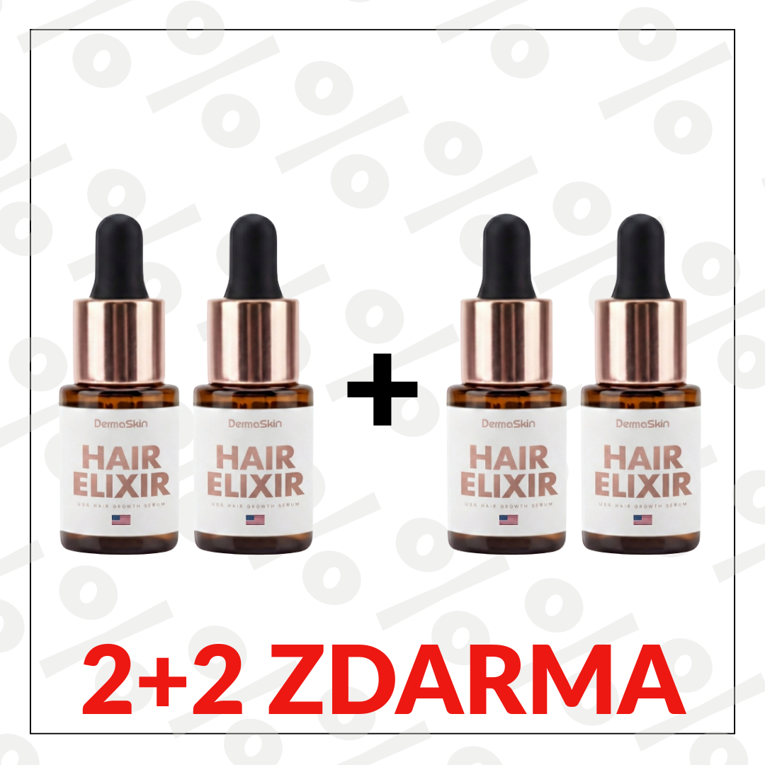 2+2 Zdarma USA Hair Elixir pro ženy – extrémně účinně nastartuje růst vlasů a zastaví vypadávání vlasů