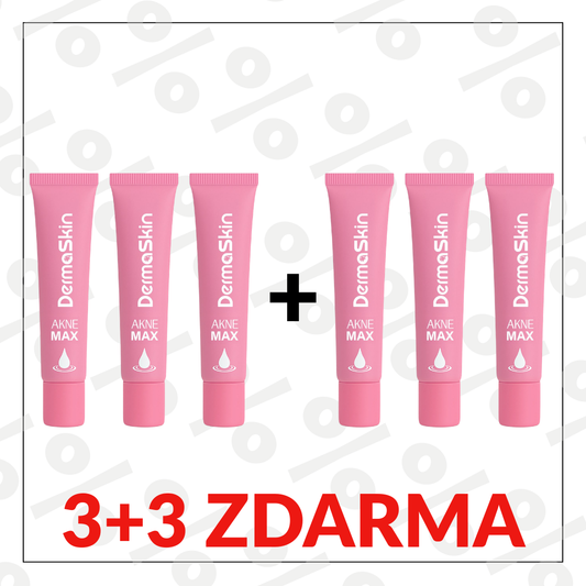 3+3 Zdarma AkneMax (Extrémně rychle odstraňuje akné, pupínky a černé tečky během pouhých několika dnů)