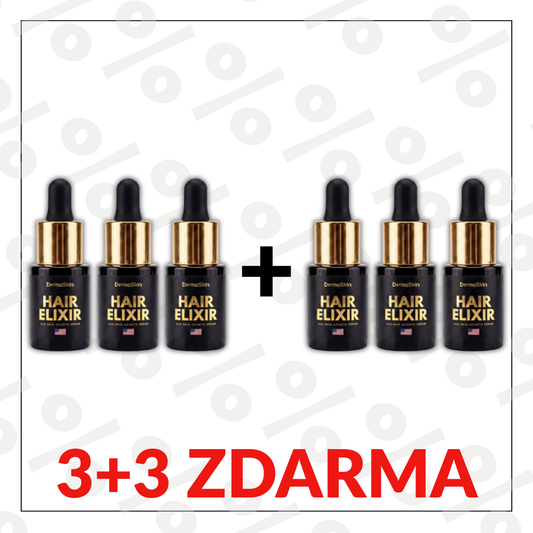 3+3 Zdarma USA Hair Elixir Pro Muže – extrémně účinně nastartuje růst vlasů a zastaví vypadávání vlasů