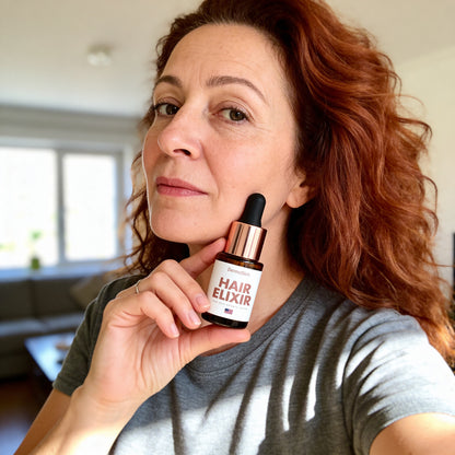 2 ks USA Hair Elixir pro ženy – extrémně účinně nastartuje růst vlasů a zastaví vypadávání vlasů