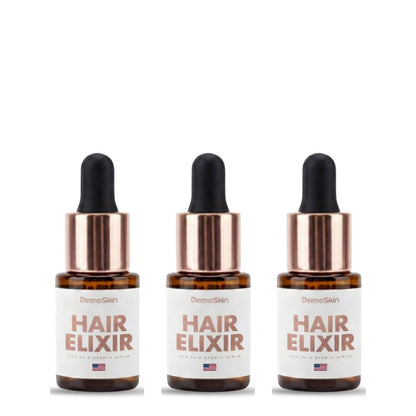 3 ks USA Hair Elixir pro ženy – extrémně účinně nastartuje růst vlasů a zastaví vypadávání vlasů
