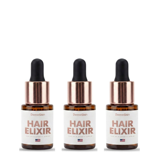 3 ks USA Hair Elixir pro ženy – extrémně účinně nastartuje růst vlasů a zastaví vypadávání vlasů
