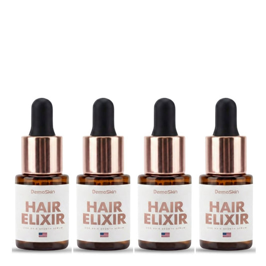 4 ks USA Hair Elixir pro ženy – extrémně účinně nastartuje růst vlasů a zastaví vypadávání vlasů