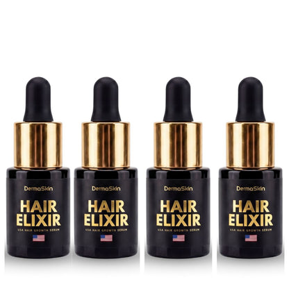 4 ks USA Hair Elixir Pro Muže – extrémně účinně nastartuje růst vlasů a zastaví vypadávání vlasů