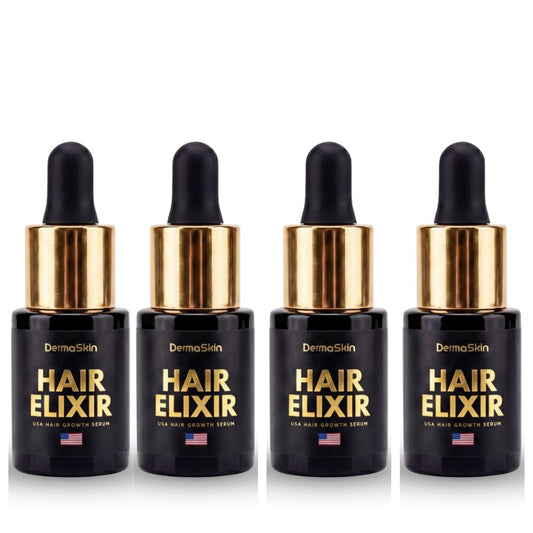 4 ks USA Hair Elixir Pro Muže – extrémně účinně nastartuje růst vlasů a zastaví vypadávání vlasů